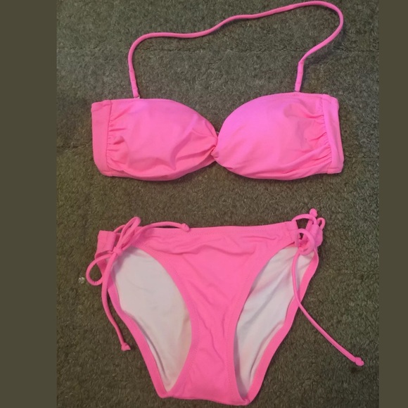 BNWT Victoria’s Secret 2pcs PINK BIKINI 👙 SZ M, S - Picture 2 of 9